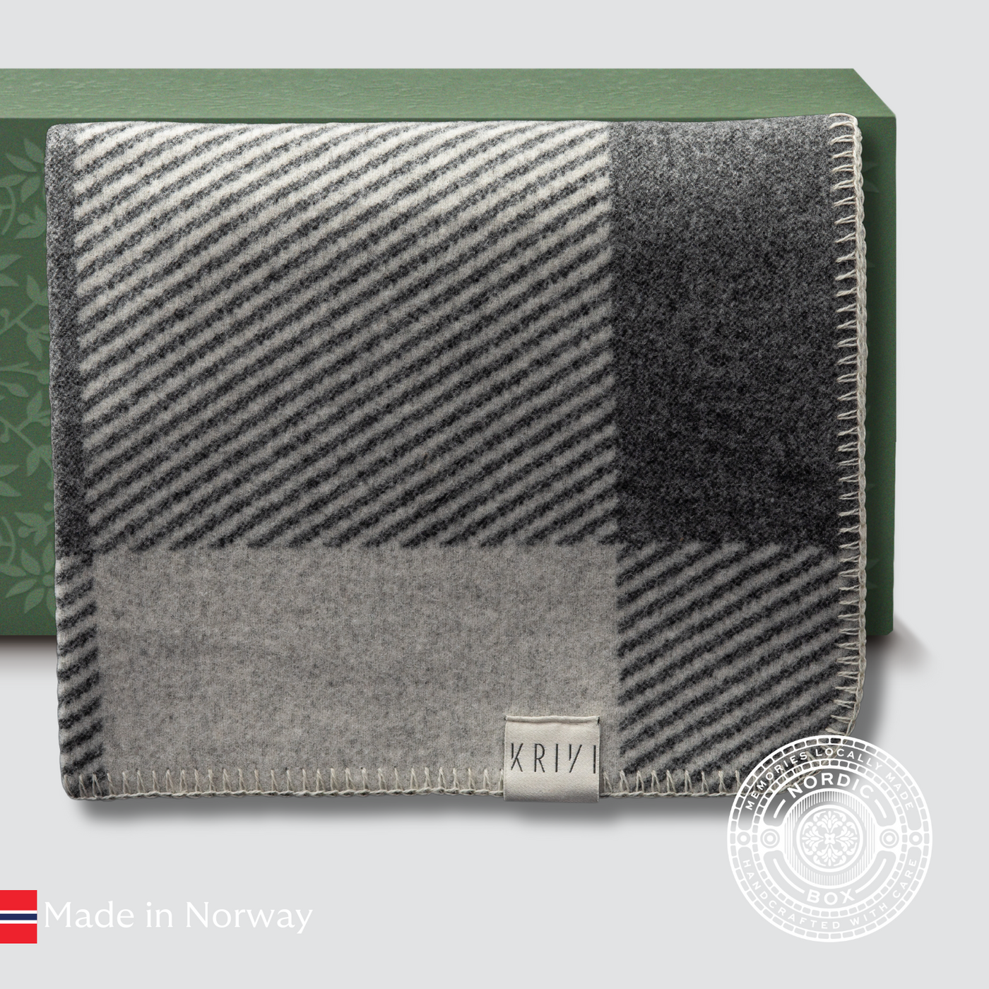 Sort sitteunderlag i ull