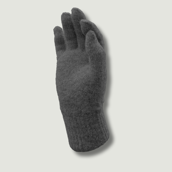 Thin alpaca wool gloves in natural fiber blend, unisex one size, crafted by Norsk Alpakka.