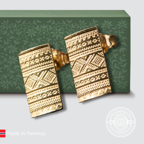 Marius Forgylte Sølv Øredobber