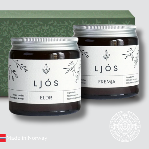 Naturlige luksuslyssett med 2